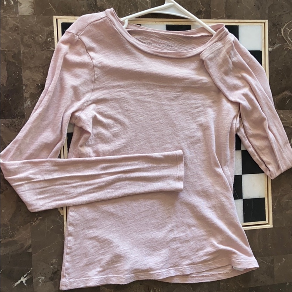 Rose/American Eagle/Long Sleeve/Top
